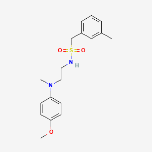 N-{2-[(4-methoxyphenyl)(methyl)amino]ethyl}-1-(3-methylphenyl)methanesulfonamide