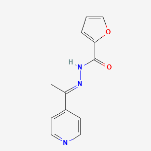 N'-[(1E)-1-(pyridin-4-yl)ethylidene]furan-2-carbohydrazide