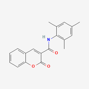 molecular formula C19H17NO3 B14951176 2-oxo-N-(2,4,6-trimethylphenyl)-2H-chromene-3-carboxamide 