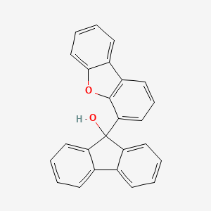 molecular formula C25H16O2 B1495118 9-(Dibenzo[b,d]furan-4-yl)-9H-fluoren-9-ol 