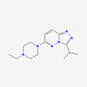 6-(4-Ethylpiperazino)-3-isopropyl[1,2,4]triazolo[4,3-b]pyridazine