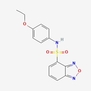 molecular formula C14H13N3O4S B14951201 N-(4-ethoxyphenyl)-2,1,3-benzoxadiazole-4-sulfonamide 