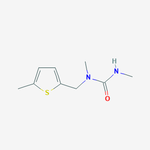 molecular formula C9H14N2OS B14951321 1,3-Dimethyl-1-[(5-methylthiophen-2-yl)methyl]urea 