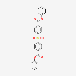 molecular formula C26H18O6S B14951328 Phenyl 4-{[4-(phenoxycarbonyl)phenyl]sulfonyl}benzoate 