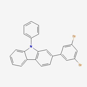 molecular formula C24H15Br2N B1495133 2-(3,5-DiBromophenyl)-9-phenylcarbazole 