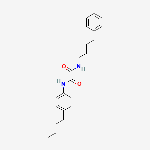 molecular formula C22H28N2O2 B14951355 N-(4-butylphenyl)-N'-(4-phenylbutyl)ethanediamide 