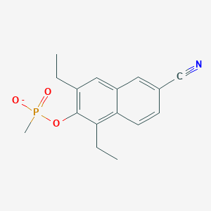 molecular formula C16H17NO3P- B1495139 Diethyl(6-cyanonaphthalen-2-yl) methylphosphonate 