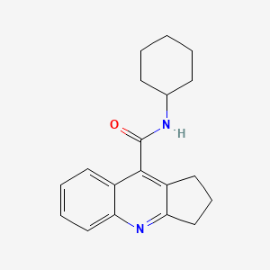 molecular formula C19H22N2O B14951398 N-cyclohexyl-2,3-dihydro-1H-cyclopenta[b]quinoline-9-carboxamide CAS No. 49813-89-0