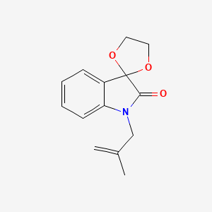 molecular formula C14H15NO3 B14951430 1'-(2-methylprop-2-enyl)spiro[1,3-dioxolane-2,3'-indol]-2'(1'H)-one 