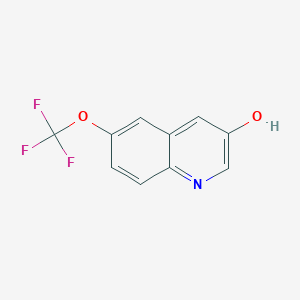 molecular formula C10H6F3NO2 B1495146 6-(Trifluoromethoxy)quinolin-3-ol 
