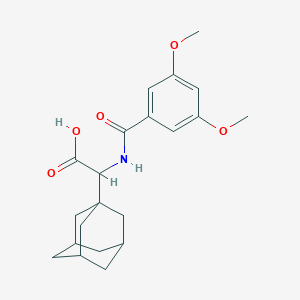 1-Adamantyl[(3,5-dimethoxybenzoyl)amino]acetic acid