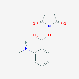 molecular formula C12H12N2O4 B149515 Succinimidyl N-methylanthranilate CAS No. 64156-72-5