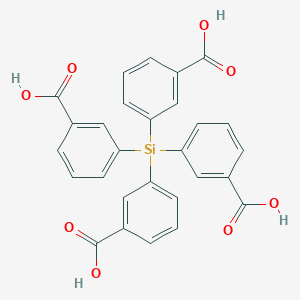 molecular formula C28H20O8Si B1495155 3,3',3'',3'''-Silanetetrayltetrabenzoic acid 