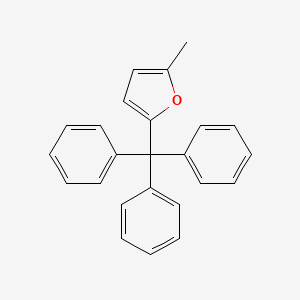 molecular formula C24H20O B14951572 2-Methyl-5-tritylfuran 