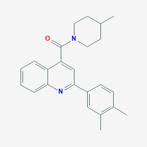 [2-(3,4-Dimethylphenyl)quinolin-4-yl](4-methylpiperidin-1-yl)methanone