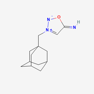 3-(1-adamantylmethyl)-1-oxa-3-azonia-2-azanidacyclopent-3-en-5-imine