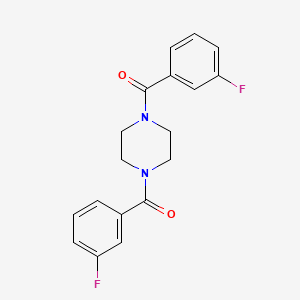 1,4-Bis(3-fluorobenzoyl)piperazine