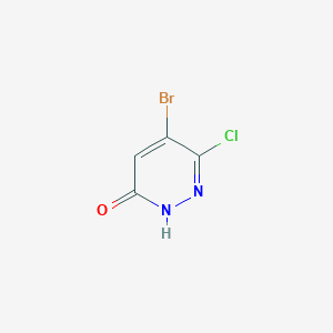 molecular formula C4H2BrClN2O B1495167 5-Bromo-6-chloropyridazin-3-ol 