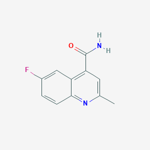 6-Fluoro-2-methylquinoline-4-carboxamide