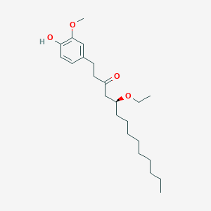 molecular formula C23H38O4 B1495177 (5S)-5-ethoxy-1-(4-hydroxy-3-methoxyphenyl)tetradecan-3-one 
