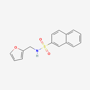 N-(furan-2-ylmethyl)naphthalene-2-sulfonamide