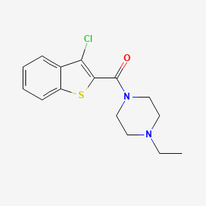 (3-Chloro-1-benzothiophen-2-yl)(4-ethylpiperazin-1-yl)methanone