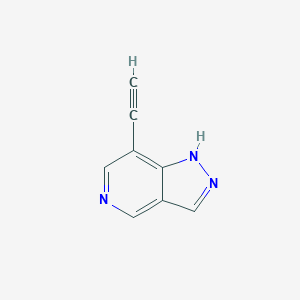 molecular formula C8H5N3 B1495188 7-Ethynyl-1H-pyrazolo[4,3-c]pyridine 