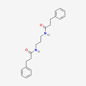 N,N'-propane-1,3-diylbis(3-phenylpropanamide)