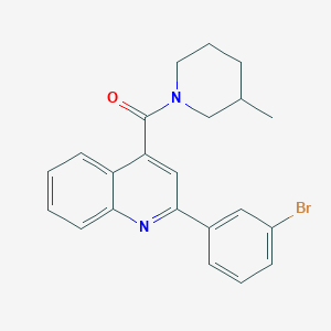 molecular formula C22H21BrN2O B14951924 [2-(3-Bromophenyl)quinolin-4-yl](3-methylpiperidin-1-yl)methanone 