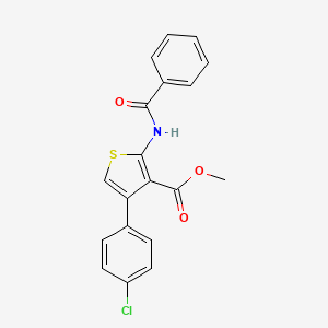 Methyl 2-benzamido-4-(4-chlorophenyl)thiophene-3-carboxylate