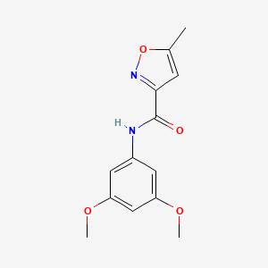 molecular formula C13H14N2O4 B14951981 N-(3,5-dimethoxyphenyl)-5-methyl-1,2-oxazole-3-carboxamide 