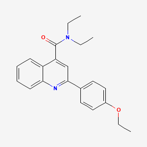 2-(4-ethoxyphenyl)-N,N-diethylquinoline-4-carboxamide