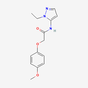 N-(1-ethyl-1H-pyrazol-5-yl)-2-(4-methoxyphenoxy)acetamide