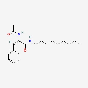 (2E)-2-(acetylamino)-N-nonyl-3-phenylprop-2-enamide