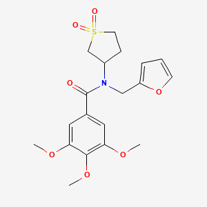 N-(1,1-dioxidotetrahydrothiophen-3-yl)-N-(furan-2-ylmethyl)-3,4,5-trimethoxybenzamide