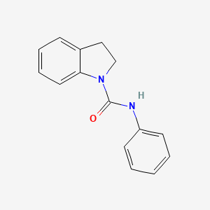 N-phenyl-2,3-dihydro-1H-indole-1-carboxamide