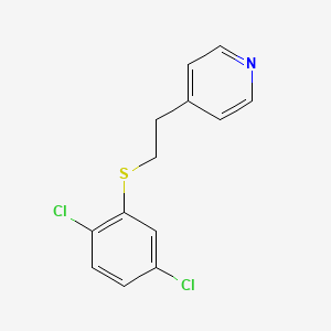 4-{2-[(2,5-Dichlorophenyl)sulfanyl]ethyl}pyridine