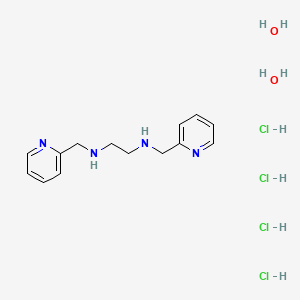molecular formula C14H26Cl4N4O2 B1495218 N,N'-双(2-吡啶甲基)-1,2-乙二胺四盐酸二水合物 CAS No. 1310544-60-5