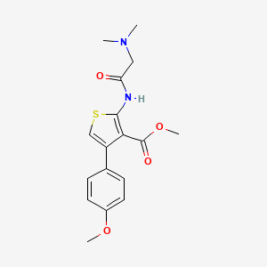 methyl 2-[(N,N-dimethylglycyl)amino]-4-(4-methoxyphenyl)thiophene-3-carboxylate