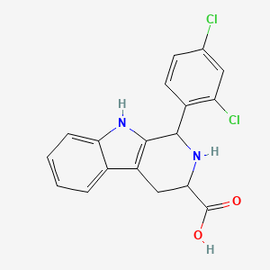 molecular formula C18H14Cl2N2O2 B14952336 1-(2,4-dichlorophenyl)-2,3,4,9-tetrahydro-1H-beta-carboline-3-carboxylic acid 