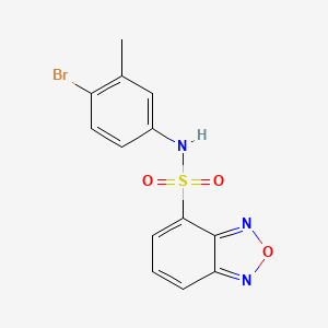 N-(4-bromo-3-methylphenyl)-2,1,3-benzoxadiazole-4-sulfonamide