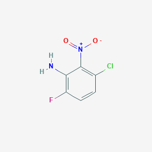 molecular formula C6H4ClFN2O2 B1495252 5-Chloro-2-fluoro-6-nitroaniline 