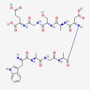 molecular formula C36H50N10O15 B1495260 4-Ala-delta-sleep-inducing peptide amine CAS No. 65908-44-3