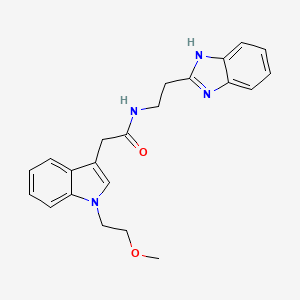 N-[2-(1H-1,3-benzimidazol-2-yl)ethyl]-2-[1-(2-methoxyethyl)-1H-indol-3-yl]acetamide