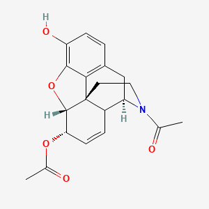 molecular formula C20H21NO5 B1495271 N,6-Diacetylnormorphine CAS No. 58772-72-8