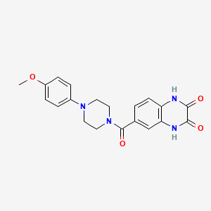 (2,3-Dihydroxyquinoxalin-6-yl)(4-(4-methoxyphenyl)piperazin-1-yl)methanone