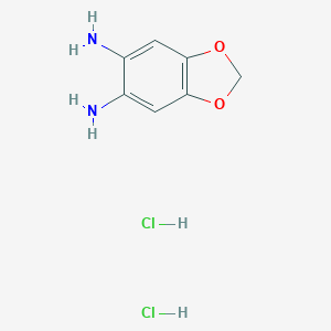 molecular formula C7H10Cl2N2O2 B014953 1,3-苯并二氧杂卓-5,6-二胺二盐酸盐 CAS No. 81864-15-5