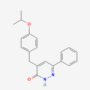 6-Phenyl-4-[4-(propan-2-yloxy)benzyl]pyridazin-3-ol