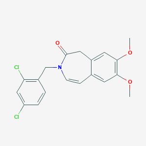 molecular formula C19H17Cl2NO3 B14953176 3-(2,4-dichlorobenzyl)-7,8-dimethoxy-1,3-dihydro-2H-3-benzazepin-2-one 