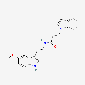 3-(1H-indol-1-yl)-N-[2-(5-methoxy-1H-indol-3-yl)ethyl]propanamide